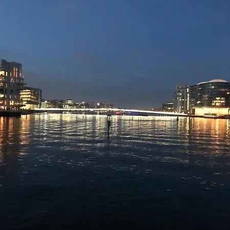 Luksuslejlighed Pa 7 Sal Med Elevator, Vestvendt Altan Og Udsigt Over Havn Og By Copenhagen Exterior photo
