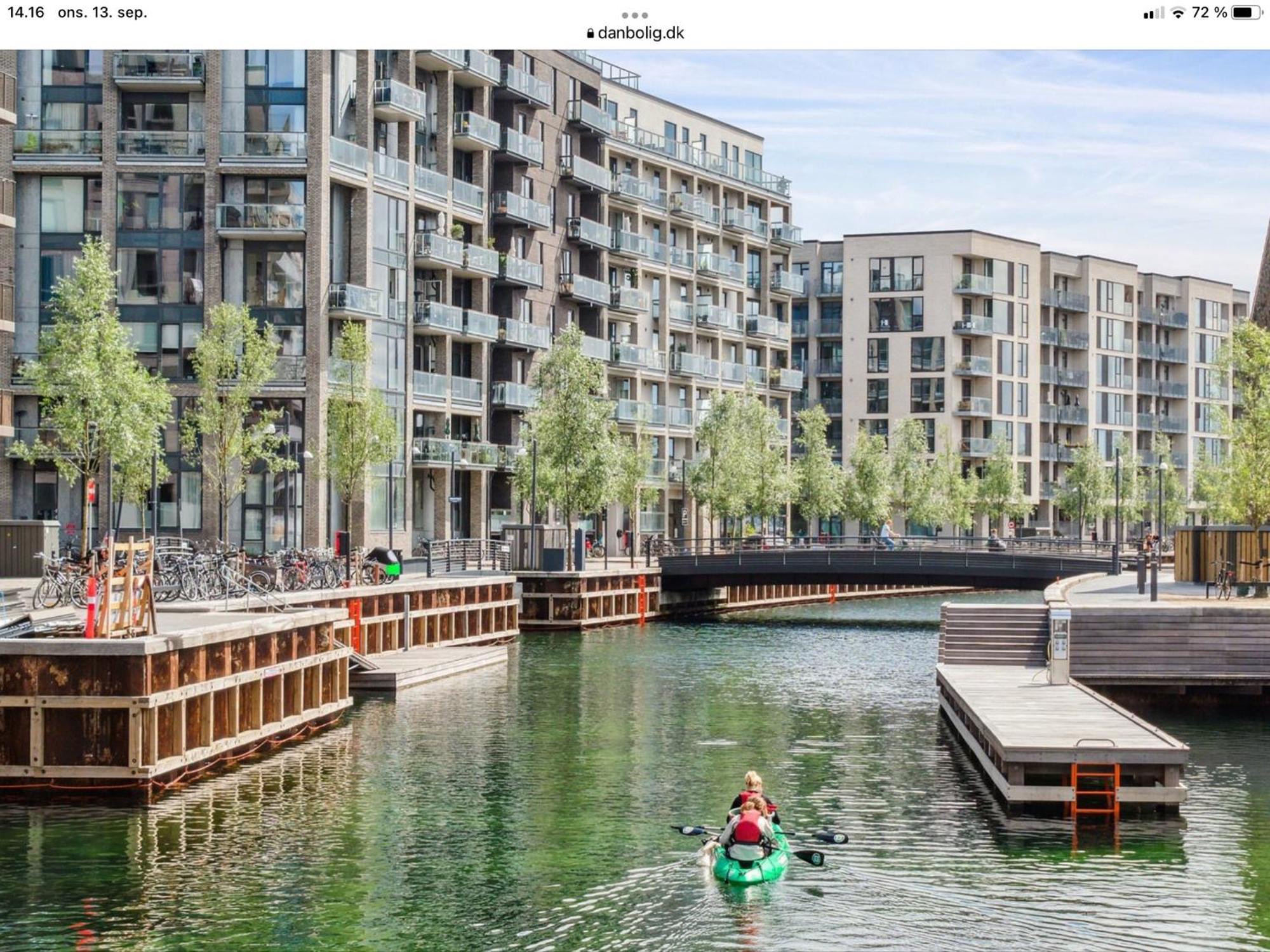 Luksuslejlighed Pa 7 Sal Med Elevator, Vestvendt Altan Og Udsigt Over Havn Og By Leilighet